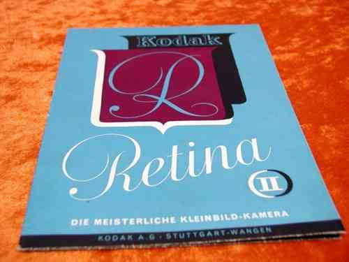 Prospekt: Retina II und Zubehör 1949 / 6 S. + Preisliste