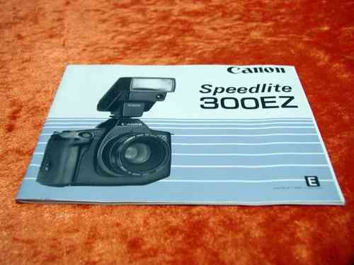 Canon Speedlite 300EZ Gebrauchsanleitung englisch 25 S.