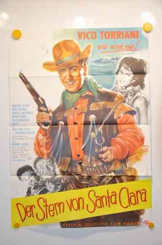 Folded Film poster The star from Santa Clara