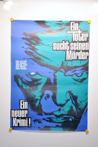 Kinoplakat Ein Toter sucht seinen Mörder - 1962 Blau A1
