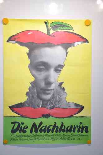 Kinoplakat Die Nachbarin DDR 1989
