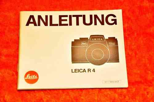 Leitz Leica R-4 Gebrauchsanleitung 60 Seiten