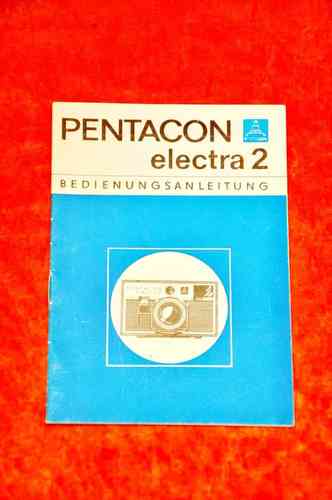 Pentacon electro 2 Bedienungsanleitung in Deutsch 15 S.
