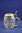Glass Beer mug 0.45 L G.Beck Wirtschaft z. Teilberg 1920