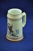 old Beer mug 1900 with Lithophane porcelain