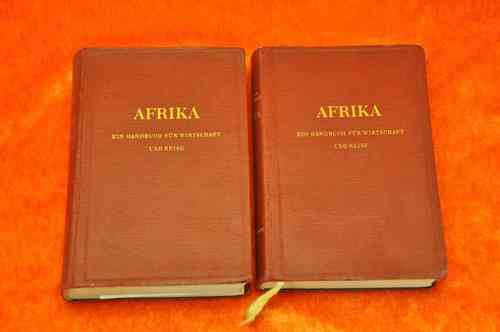 Afrika Ein Handbuch für Wirtschaft und Reise 1936