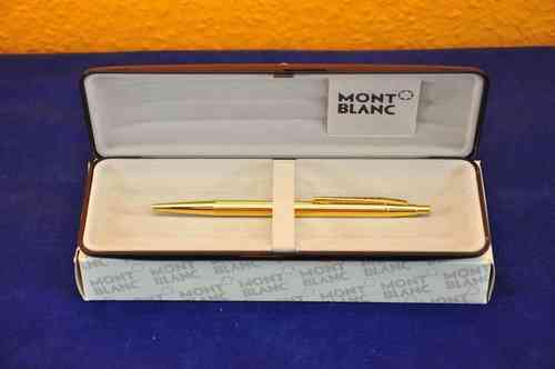 Montblanc Noblesse Kugelschreiber vergoldet guilloche