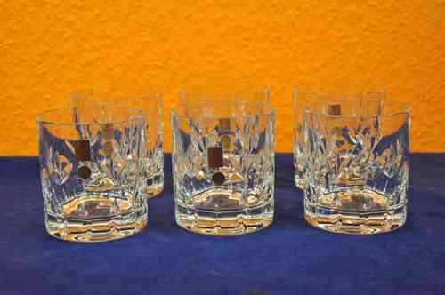 Nachtmann Bamberg 6 crystal glasses for Whisky