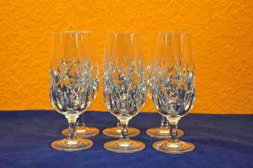 Nachtmann Bamberg 6 crystal glasses for beer