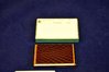 Notepad with pencil case gold plated crocodile leather