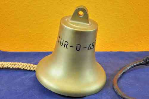 large 20th century bronze ship's bell 6000g