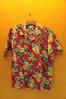 Hawaiihemd made in Hawaii in Rot Größe M Vintage Mode