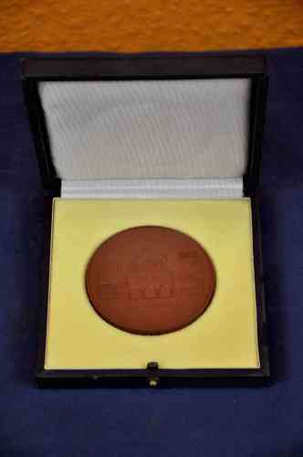Meissen Medaille Gedenkstätte Potsdamers Abkommens + Box