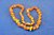 Halskette aus Bernstein ungeschliffen ca. 75 cm