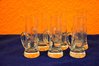 Crystal Stamper with handle 6 piece liqueur glasses