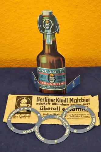 Berliner Kindl Malzbier Vollbier Ringwerfspiel von 1920