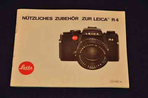 Useful accessories for the Leica R4 27 pages German