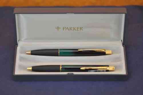 Parker Frontier Schreibgeräte-Set Grün GT OVP