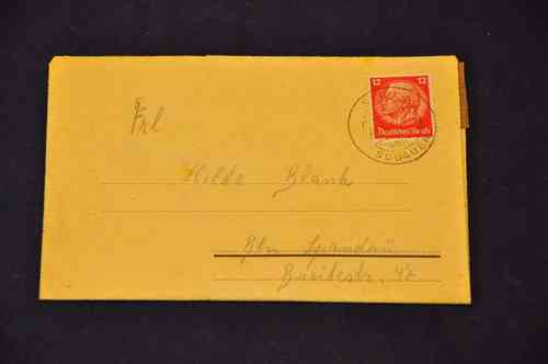 Folding letter Seini Sudauen East Prussia to Berlin 1942