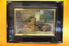 Öl Gemälde gemalte Copy 1906 Löwen gr schwarzer Rahmen