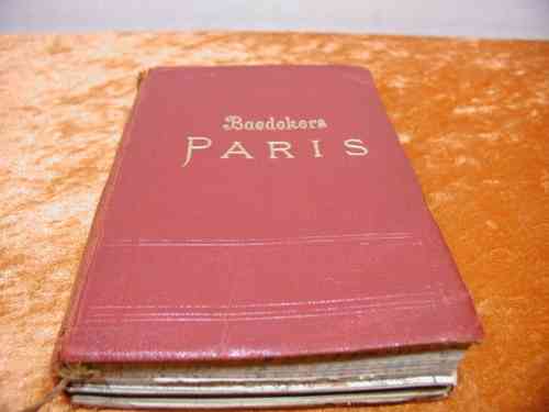 Baedekers Paris 1923 Handbuch für Reisende