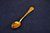 Small Mocha spoon with gold-plated Bowl 800 silver