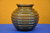 Smoked glass vase ball vase R. Lauke 30s
