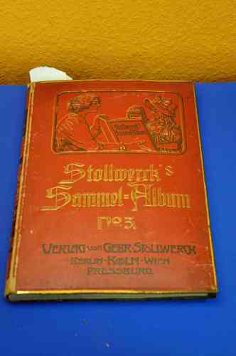 Stollwerck Sammel-Album Nr.3 von 1899 unvollständig