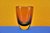 Amber color Vase by Gunnar Ander for Lindshammar