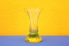 Karlovy Vary Moser crystal table vase green/yellow 20cm