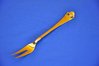 Robbe & Berking Meat fork Roses pattern gold plated