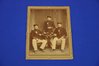 CDV Foto Preußische Soldaten am Tisch mit Bier um 1870