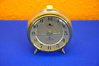 Junghans Trivox-Silentic vintage alarm clock gold/silver