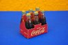 Coca Cola Mini Flaschen 6er Träger 50er Jahre Reklame