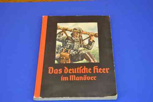 Sammelbilder Album Das deutsche Heer im Manöver 1936