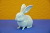 KPM Bunny sitting porcelain figurine in white