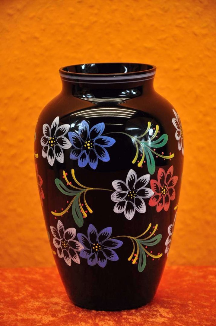 Colorful Hand Painted Porcelain Vases
