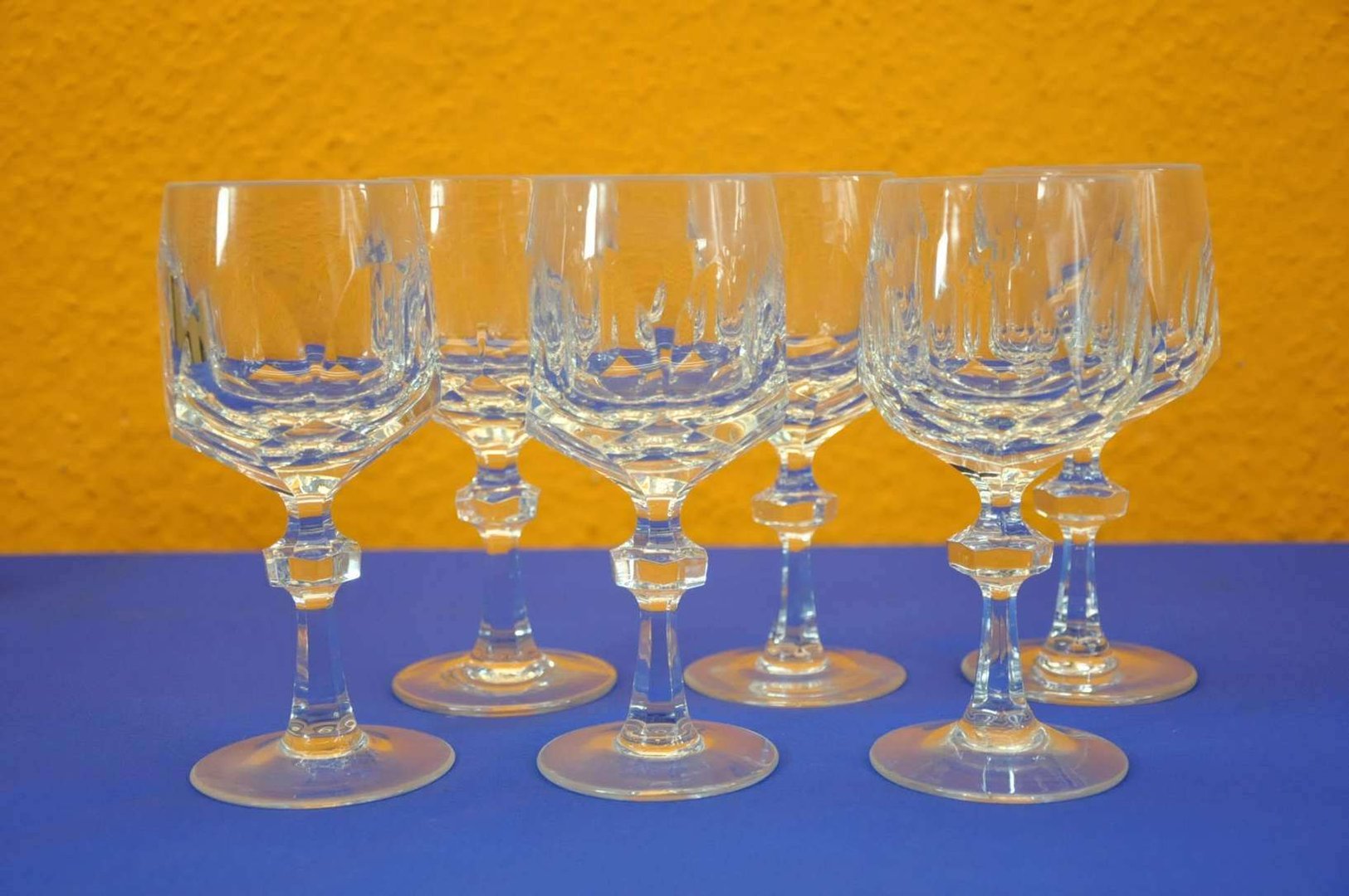 NACHTMANN ALEXANDRA 6 schöne alte Gläser Biertulpen Kristallglas 