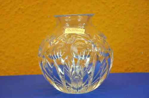 Nachtmann Bamberg crystal vase polished with diamond