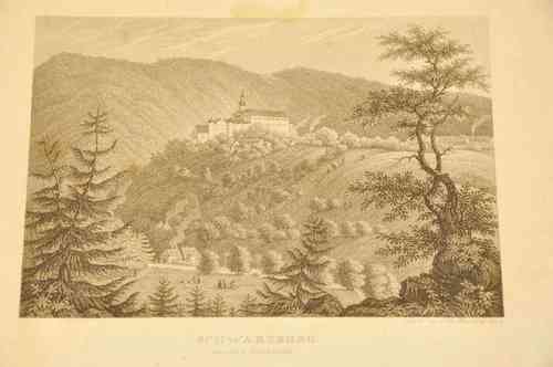 Etching the Schwarzburg engraved by J.G.Martini 1844