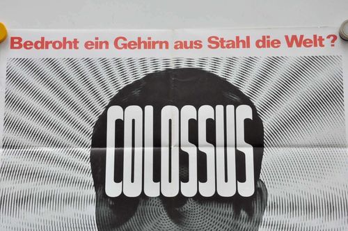 1970 Movie poster Colossus A1