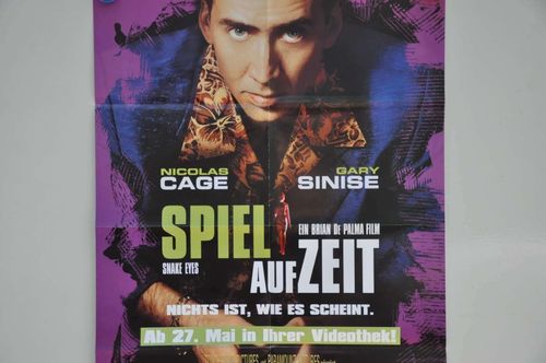 Movie Poster Snake Eyes Video shop 90s