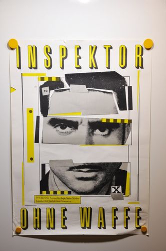 Inspektor ohne Waffe Filmposter DDR 80er Jahre
