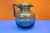 Crystal jug water pitcher Murano ocean blue around 1970