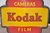 Kodak Leuchtreklame Nase beidseitig Werbung 1950
