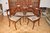 4 Lehnstühle Stuhl englischer Stil aus Mahagonie massiv