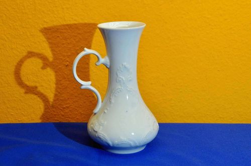 Royal Bavaria KPM Relief Porcelain Handle Vase