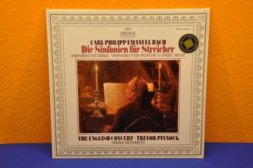 LP Carl Philipp Emanuel Bach Sinfonien Vinyl