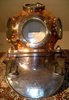 old Dreager diving helmet copper iron 1940s
