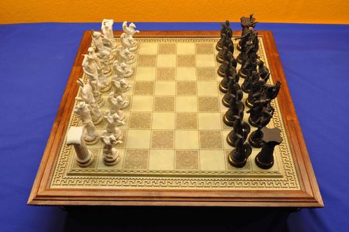 Vintage Franklin Mint Chess game of the gods